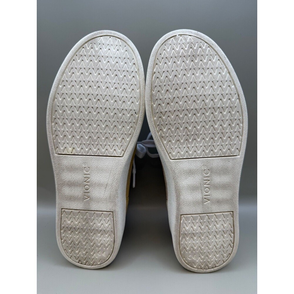 Vionic Winny Womens Gold Metallic Leather Arch Support Lace Up Sneakers Size 7.5 - Picture 6 of 7